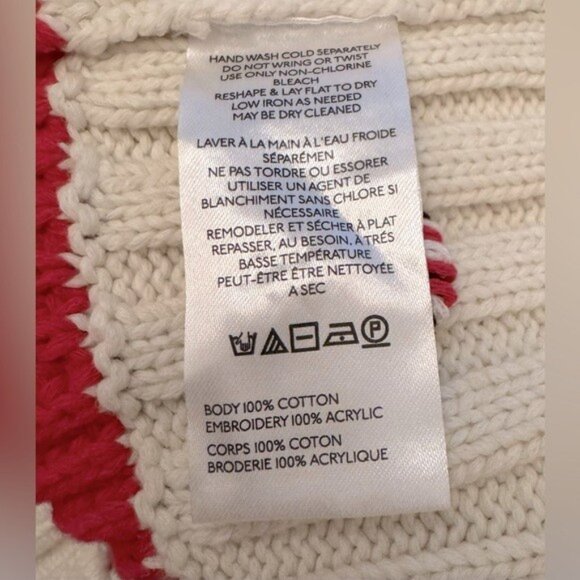 NWT Size XL - Maeve Oversized 100% Cotton Tennis Sweater Vest (NWT US$ 228) - Picture 5 of 6